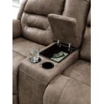 Stoneland Reclining Loveseat with Console - Image 5