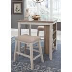 Skempton Counter Height Dining Table and Bar Stools (Set of 3) - Image 5