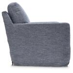 Nenana Next-Gen Nuvella Swivel Glider Accent Chair - Image 5