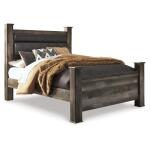 Wynnlow Queen Upholstered Poster Bed - Image 2