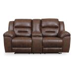 Stoneland Reclining Loveseat with Console - Image 2
