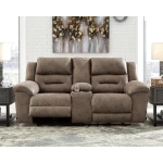Stoneland Reclining Loveseat with Console - Image 4
