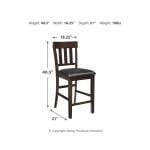 Haddigan Counter Height Bar Stool - Image 10