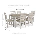 Skempton Dining Table and Chairs (Set of 7) - Image 4