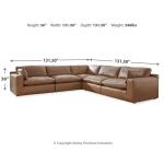 Emilia 5-Piece Sectional - Image 5