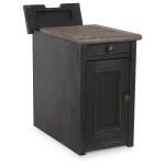Tyler Creek Chairside End Table with USB Ports & Outlets - Image 4