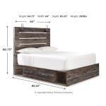 Drystan Queen Panel Bed with 4 Storage Drawers - Image 5