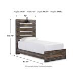 Drystan Twin Panel Bed with 4 Storage Drawers - Image 5
