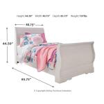 Anarasia Twin Sleigh Bed - Image 5